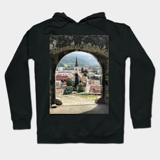 Bruck an der Mur through the Gates of a Castle Hoodie